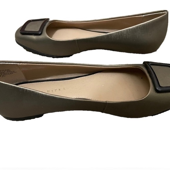 Judith Ripka Sally Ballet Flats Size 8 Bronze - Picture 4 of 5